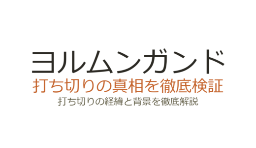 ヨルムンガンドの打ち切り理由は？実は全11巻で完結済みだった