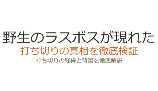 『野生のラスボスが現れた』打ち切りの理由？漫画の長期休載が招いた誤解の真相